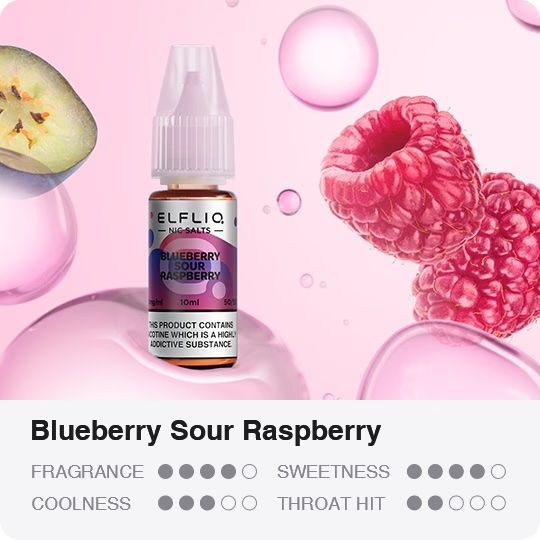 ELFLIQ Elf Bar - Blueberry sour raspberry 10ml (50mg)