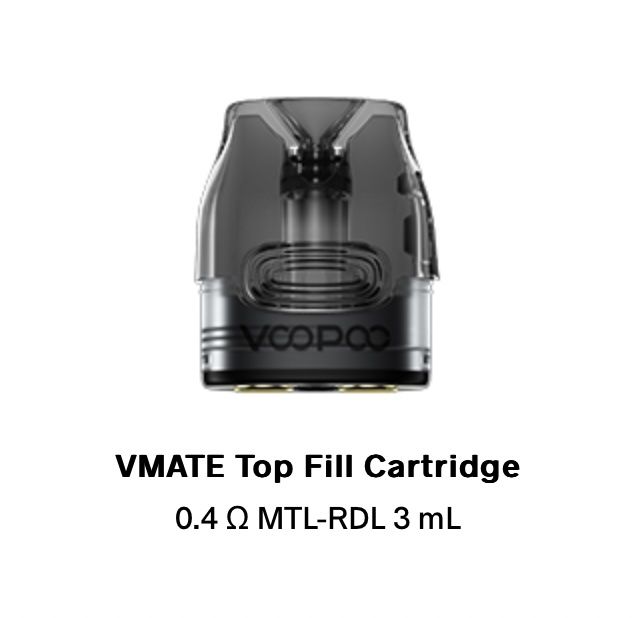 Картридж Voopoo VMATE Top Fill 3ml - 0.4 Ohm