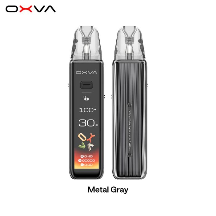 OXVA Xlim 3 Ultra Pod Kit - Metal Gray