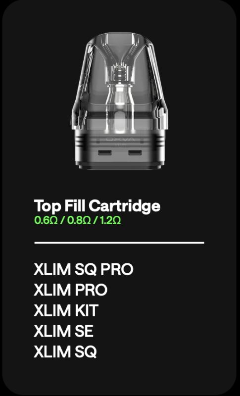 Картридж OXVA XLIM V3 Top Fill - 0.8 Ohm