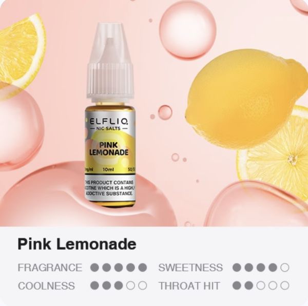 ELFLIQ Elf Bar - Pink lemonade 10ml (50mg)
