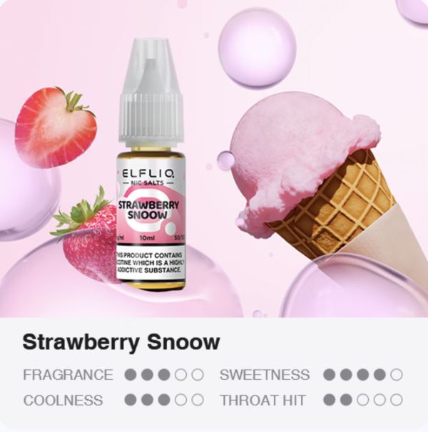 ELFLIQ Elf Bar - Strawberry snoow 10ml (50mg)