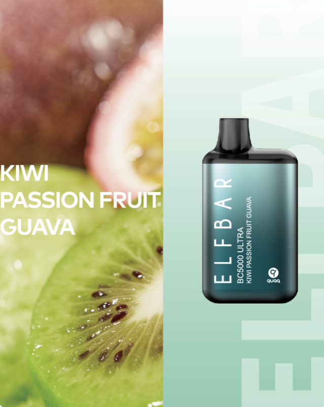 Elf Bar BC5000 Ultra - Kiwi passion fruit guava 5%