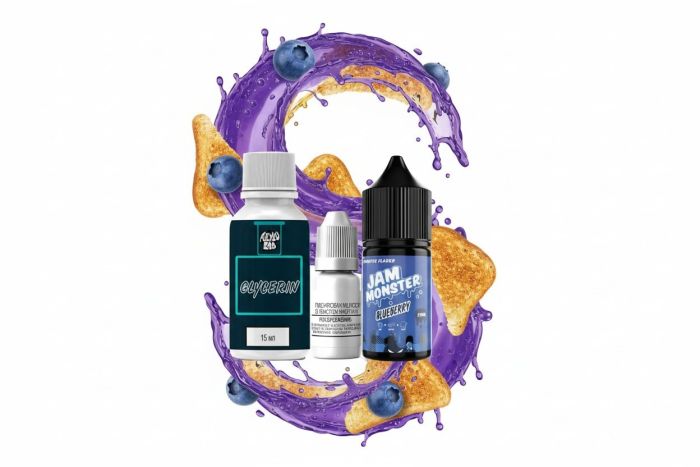 SALT Jam Monster (набір) - Blueberry 30ml (50mg)