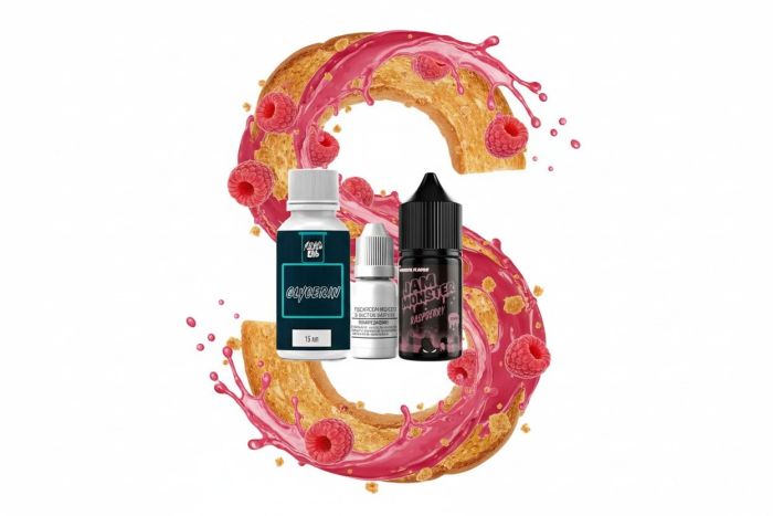 SALT Jam Monster (набір) - Raspberry 30ml (50mg)
