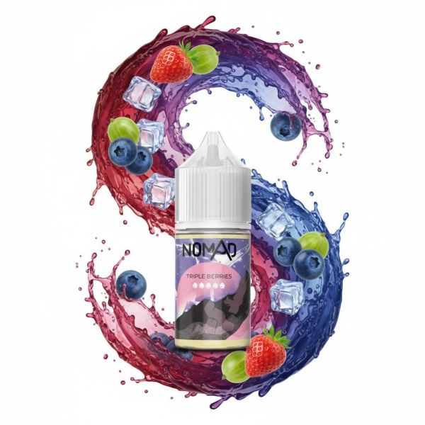 SALT Nomad - ICE PEAK Triple Berries 30мл (50мг)