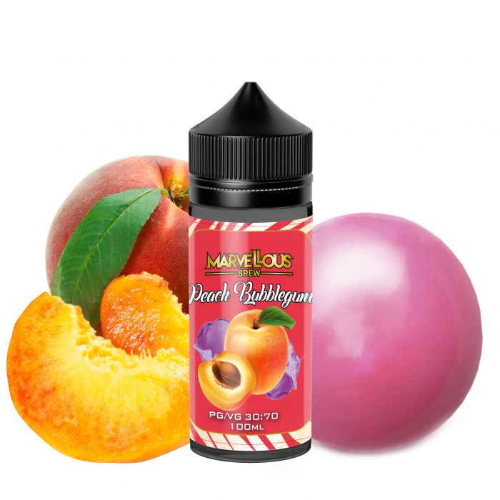 Marvelous Brew - Peach Bubblegum 100ml (3mg)