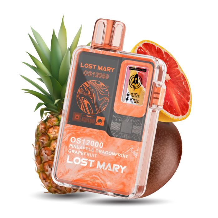 Lost Mary OS 12000 - Pineapple Dragonfruit Grapefruit 5%
