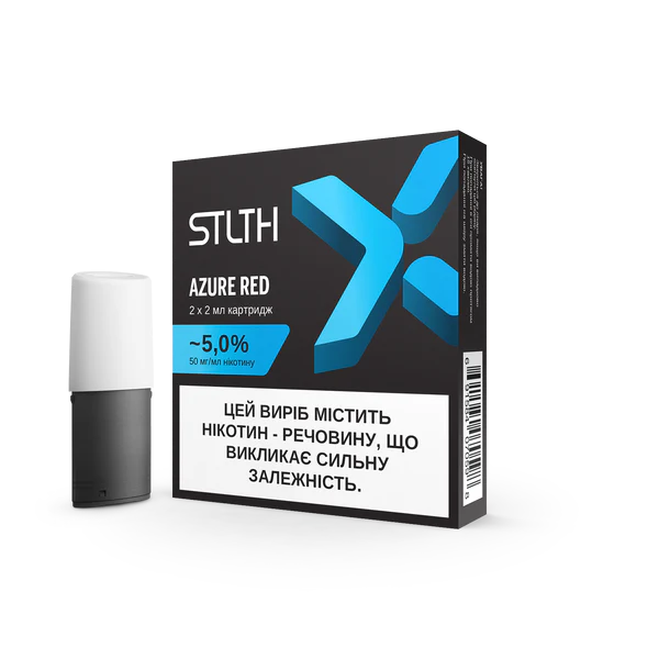 Картридж STLTH X Pod - Azure Red 5% (2шт)