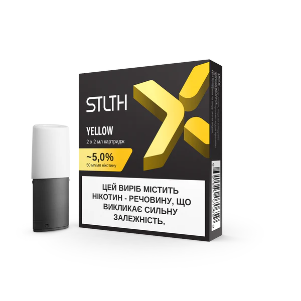 Картридж STLTH X Pod - Yellow 5% (2шт)