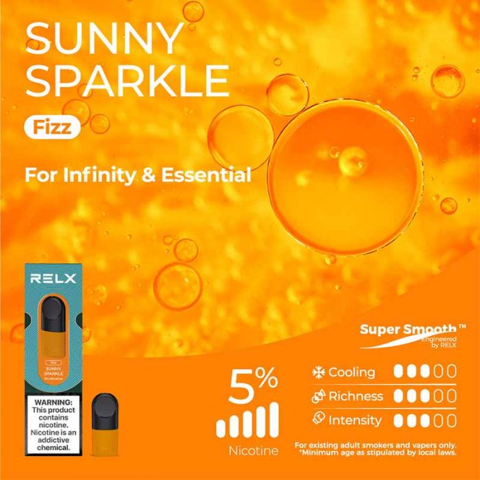 Картридж RELX Pod - Sunny Sparkle (мандариновая фанта) 5% (2шт)