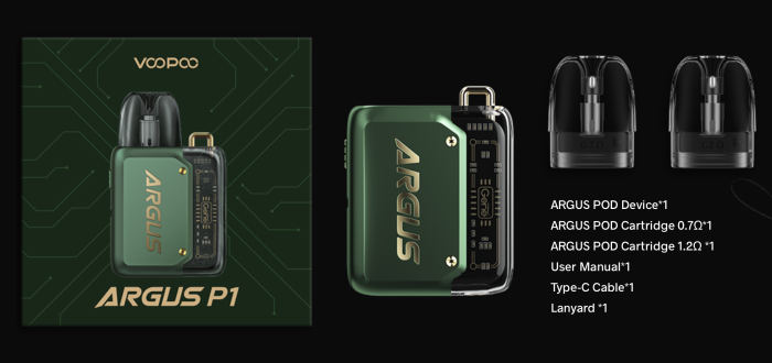VOOPOO Argus P1 Pod -  gun metal