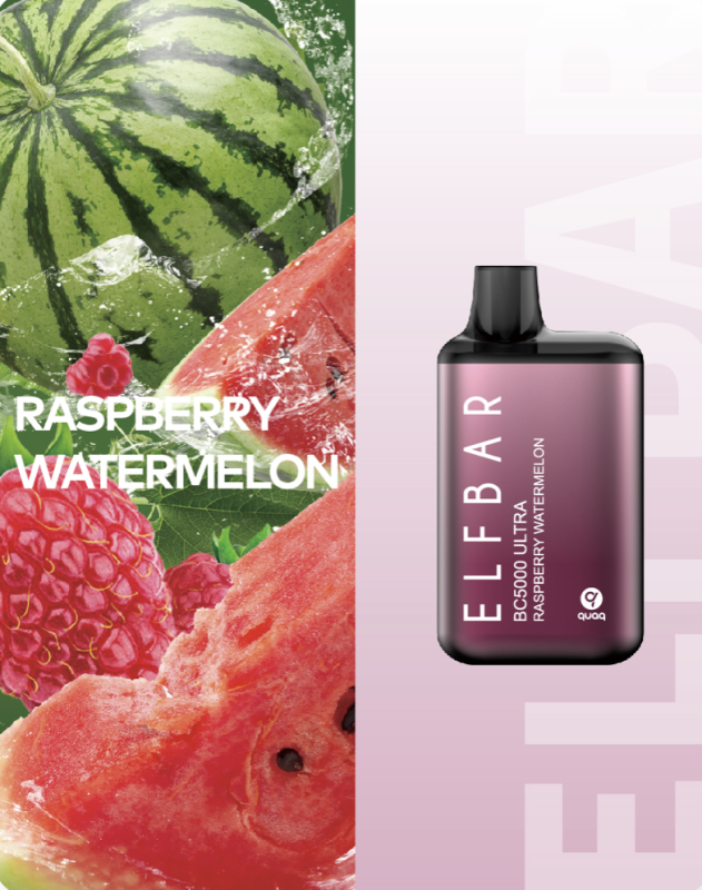 Elf Bar BC5000 Ultra - Raspberry watermelon 5%
