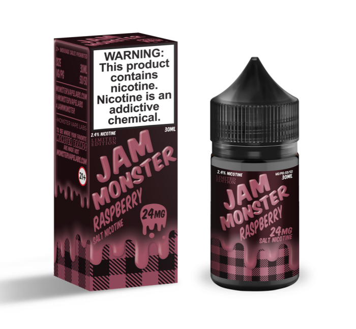 SALT Jam Monster - Raspberris Jam 30ml (48mg)