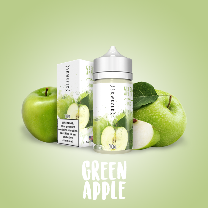 Skwezed - Green Apple 100ml (3mg)