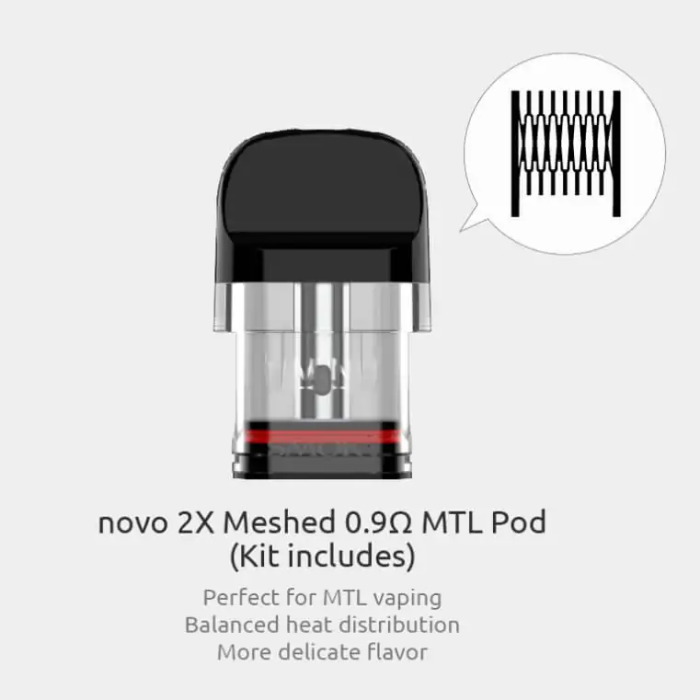 Картридж Smok Novo 2X mesh 0.9Ohm