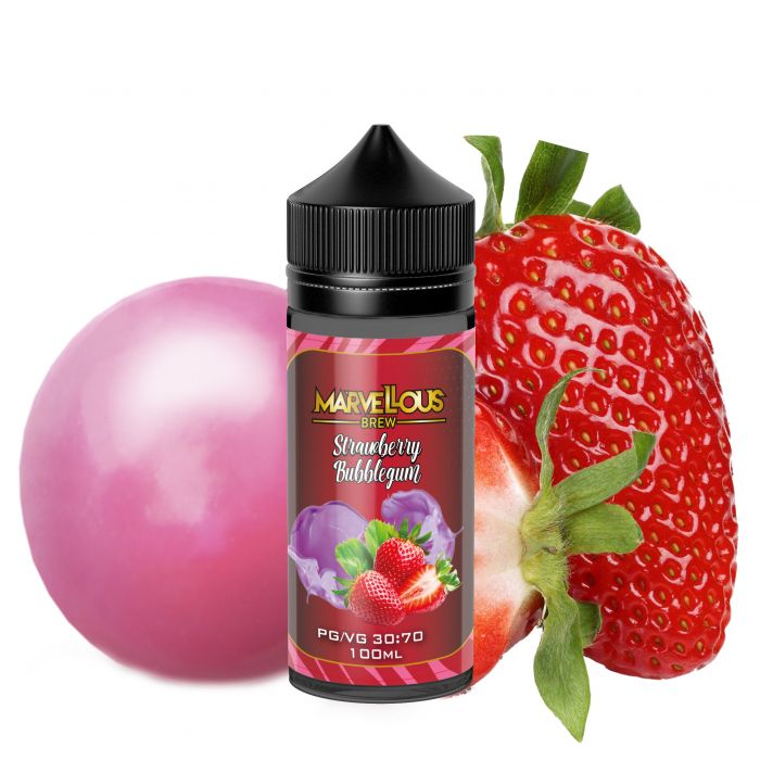 Marvelous Brew - Strawberry bubblegum 100ml (3mg)