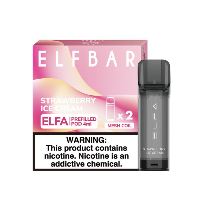 Elf BAR ELFA POD 4ml - Strawberry Ice Cream
