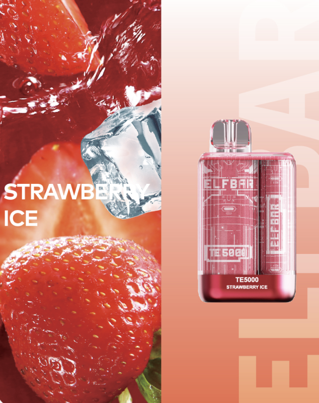 Elf Bar TE5000 - Strawberry ice 5%