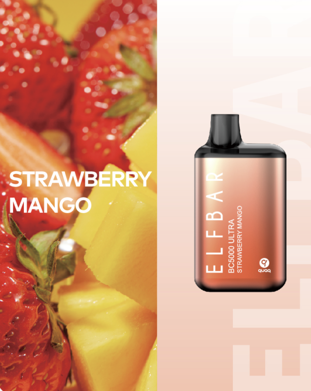 Elf Bar BC5000 Ultra - Strawberry mango 5%