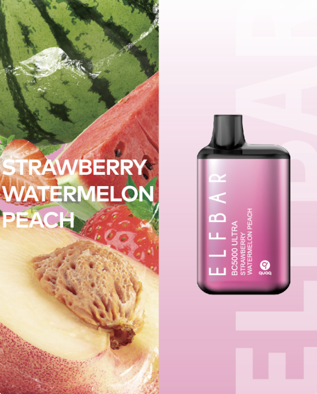 Elf Bar BC5000 Ultra - Strawberry watermelon peach 5%