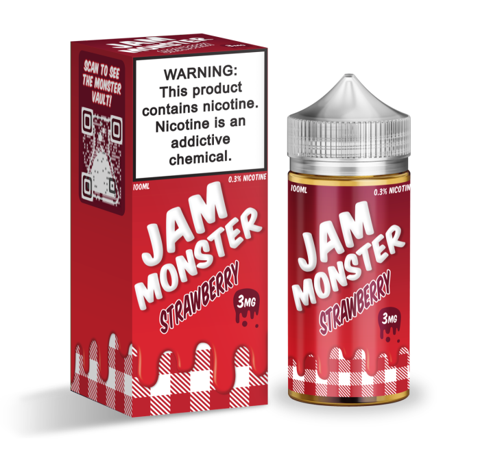 Jam Monster - Strawbery Jam 100ml (3mg)