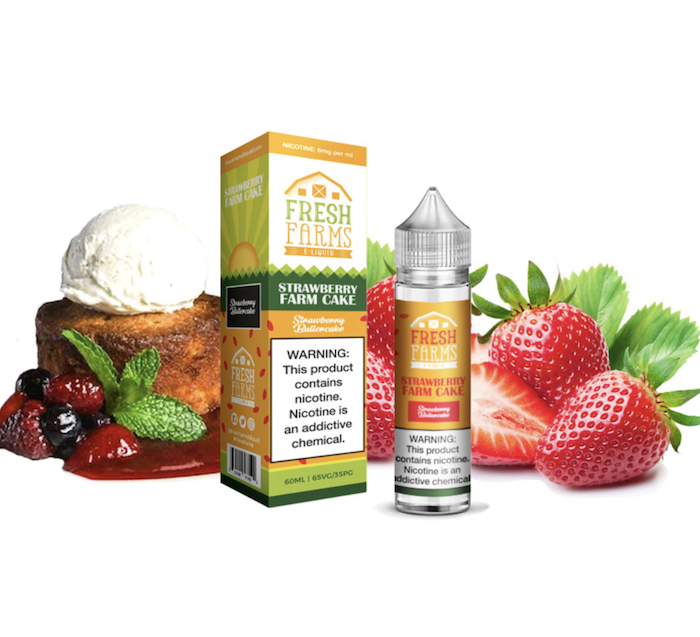 Fresh Farms - Strawberry Farm Cake 60 ml (3mg)