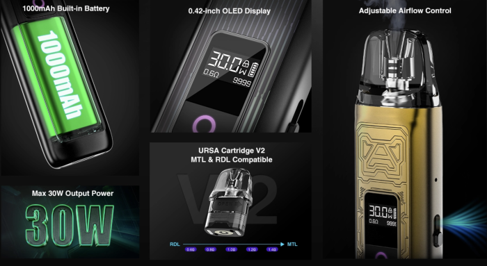 Lost Vape Ursa Nano Pro 2 pod - ocean blue