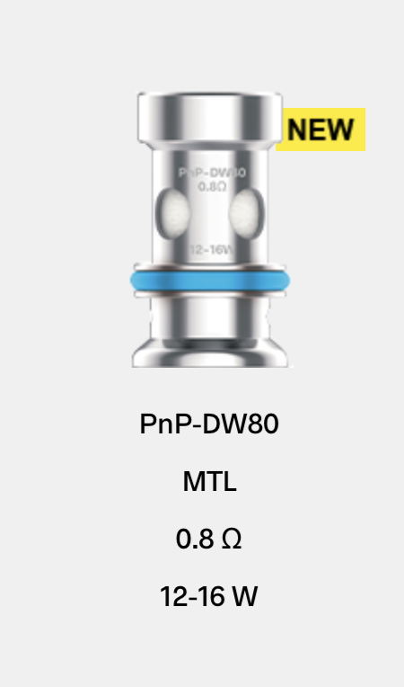 Испаритель VOOPOO PnP-DW80 0.8ohm