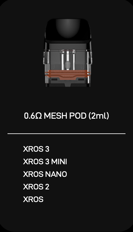 Картридж Vaporesso XROS series COREX 0.6 Ohm Mesh